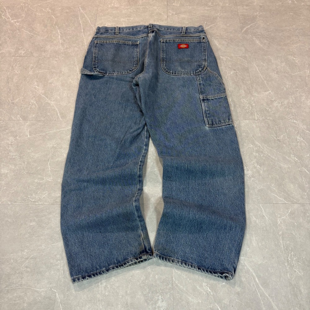 Dickies‎ \ Relaxed Fit Carpenter Jeans Mens 36x30 Blue Denim Work Pants